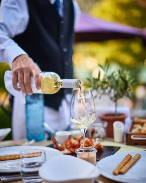 Scampi-Satt Event Oktober 2023 Terrasse