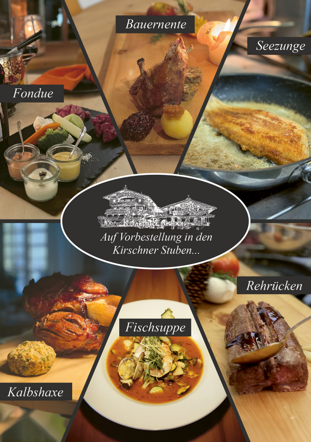 Unsere Spezialitäten auf Vorbestellung